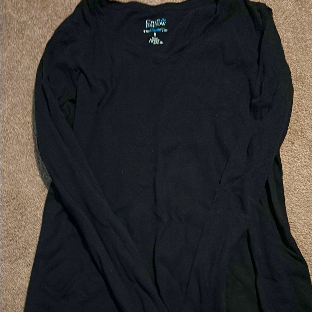 Black Long Sleeve Top